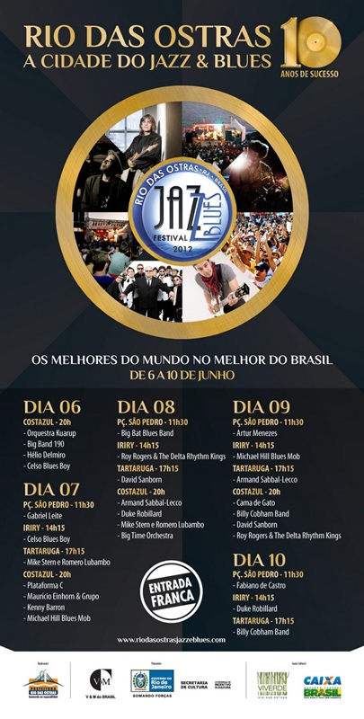 Rio das Ostras Jazz & Blues Festival comemora uma década de sucesso