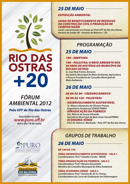 Destaque: Rio das Ostras +20 debate questões ambientais