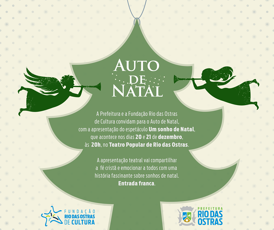 Rio das Ostras apresenta Auto de Natal neste final de semana