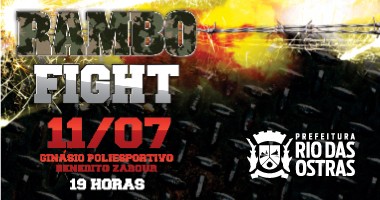 Em julho tem Rambo Fight no Ginázio Poliesportivo
