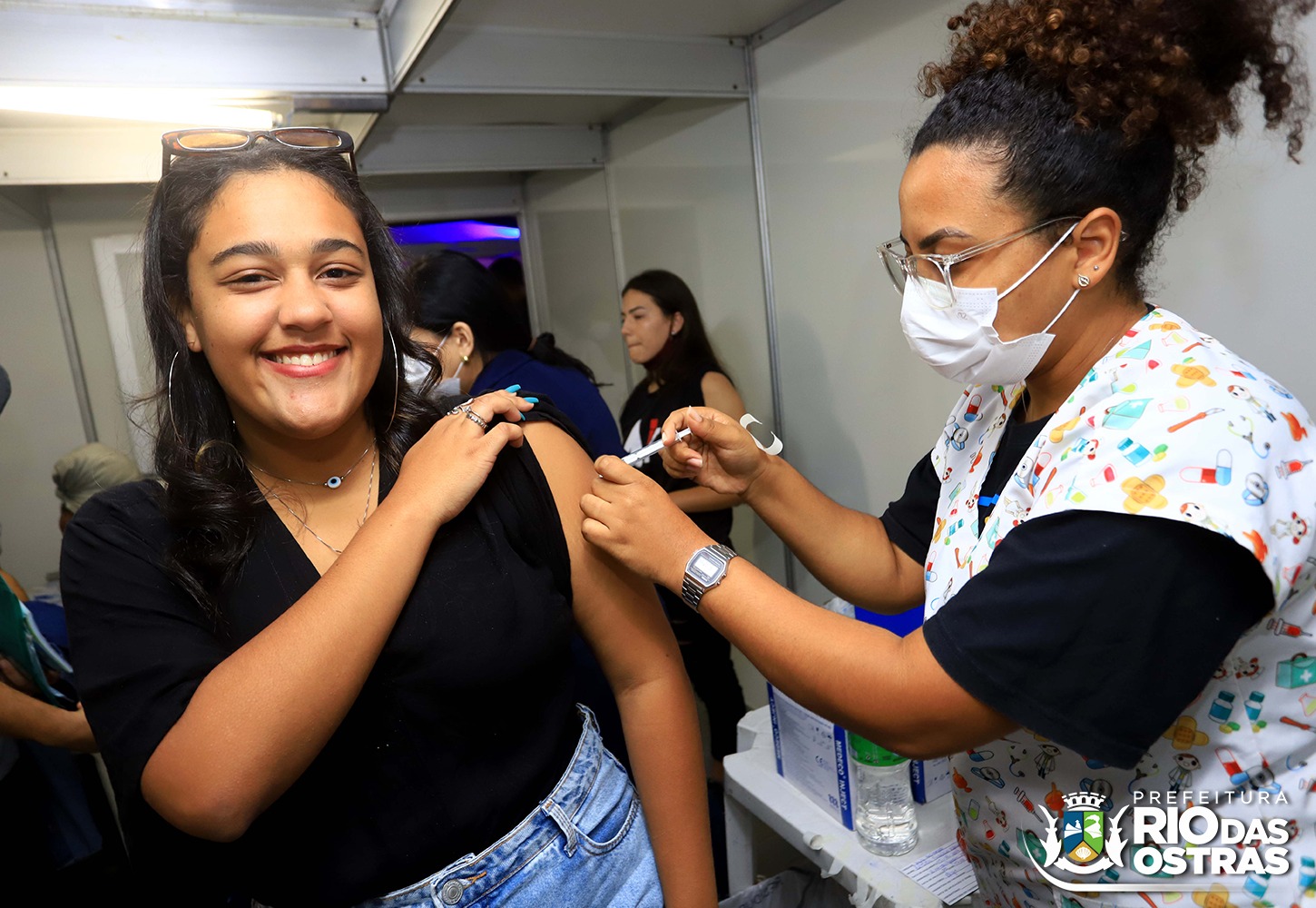 População aderiu iniciativa de vacinação contra Covid, Influenza e Sarampo durante Festival
