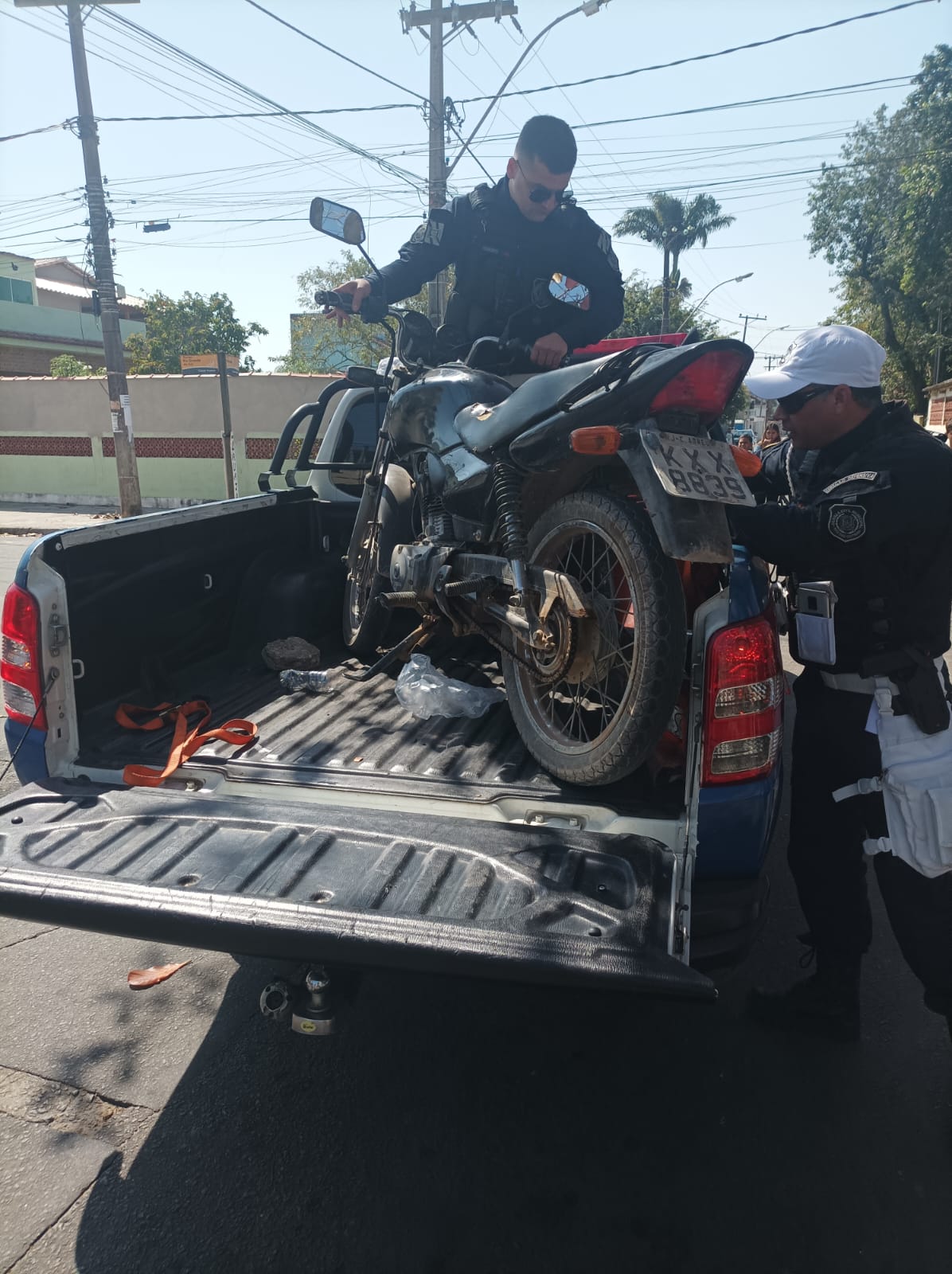 Secretaria de Segurança Pública promove ação integrada para coibir circulação de motos sem placa