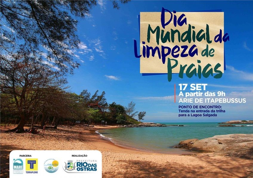 Rio das Ostras participa do Dia Mundial de Limpeza de Praias