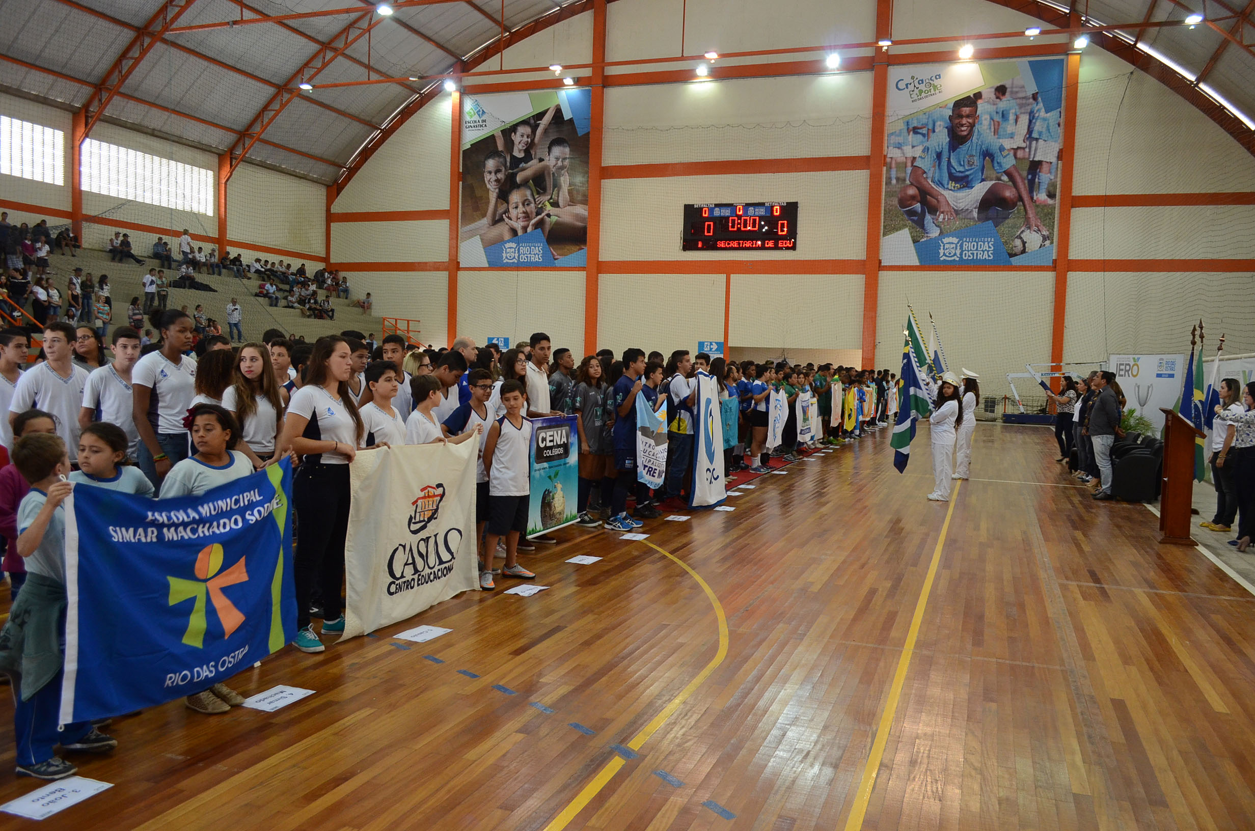Jogos Escolares de Rio das Ostras reúnem alunos de escolas públicas e particulares