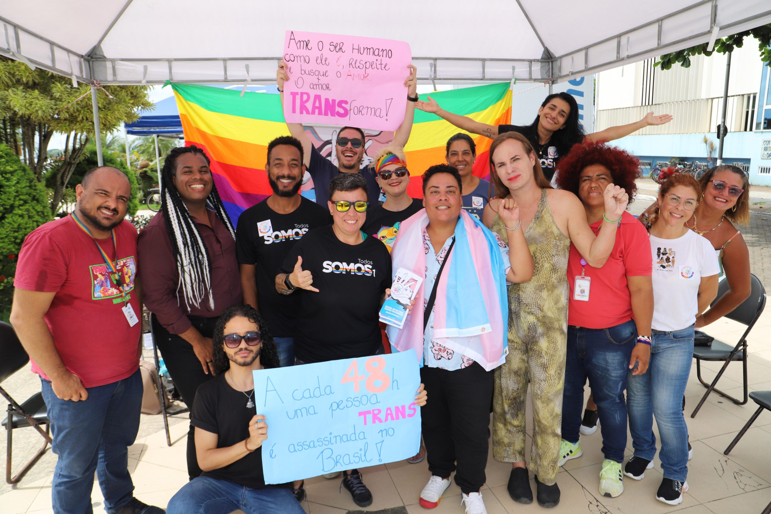 Rio das Ostras mobiliza população em torno do respeito e visibilidade Trans