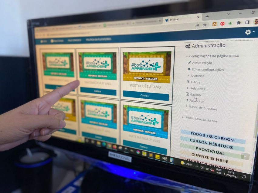 Reforço escolar online da Rede Municipal de Rio das Ostras oferece recursos de games
