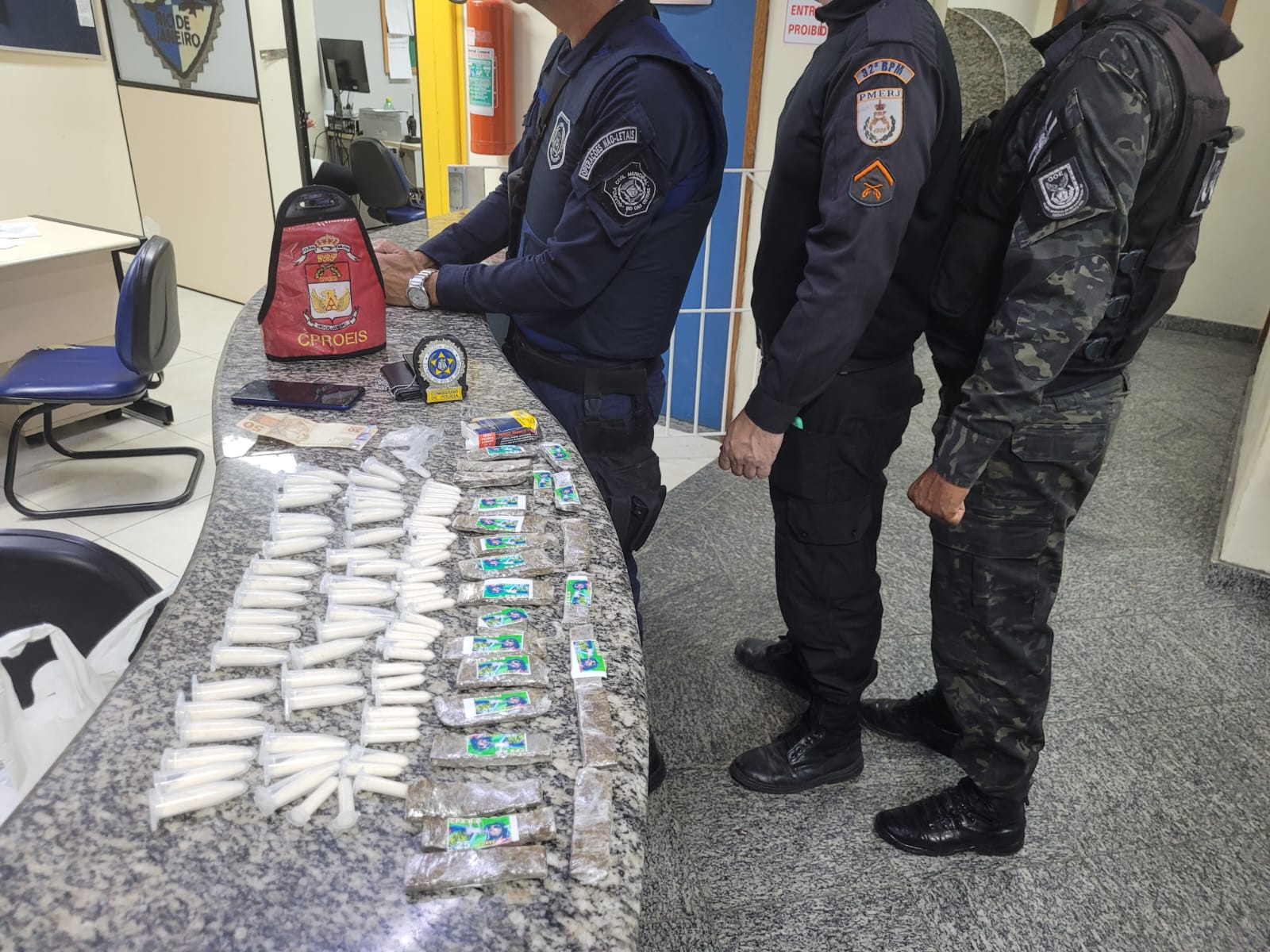 Forças de Segurança combatem tráfico de drogas em Rio das Ostras