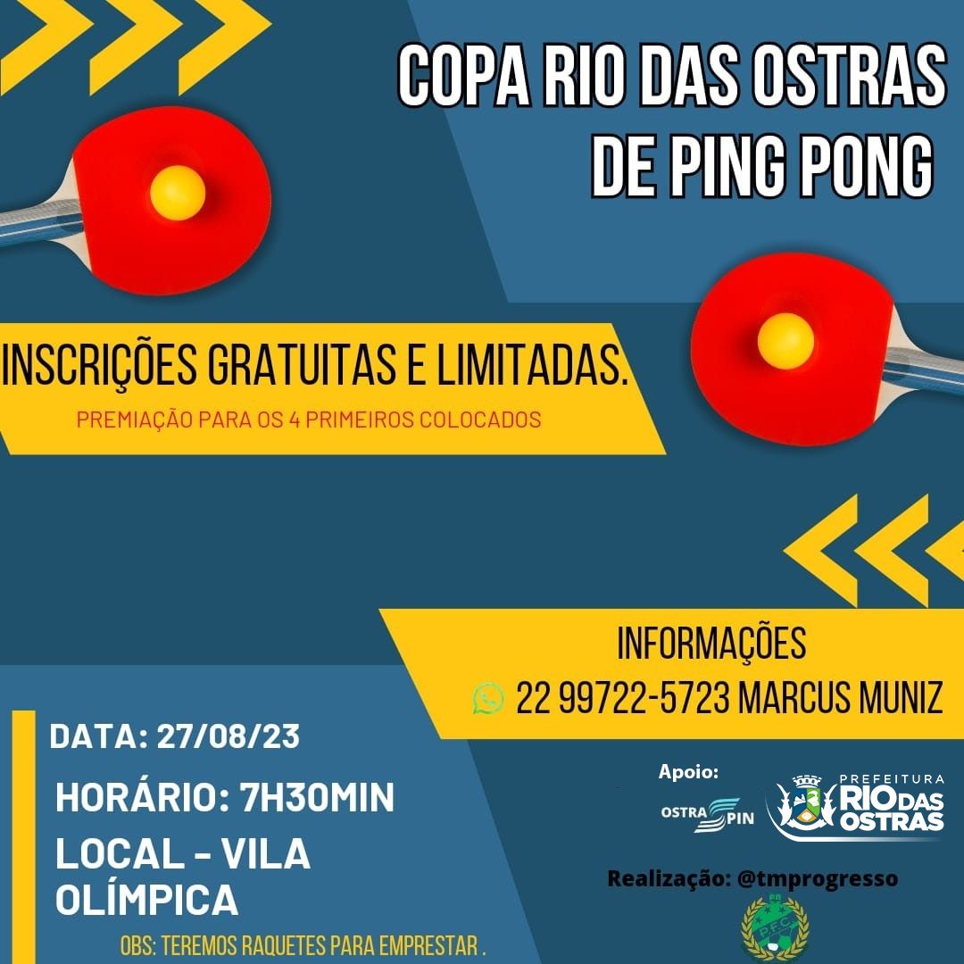 1ª Copa Rio das Ostras de Ping-pong