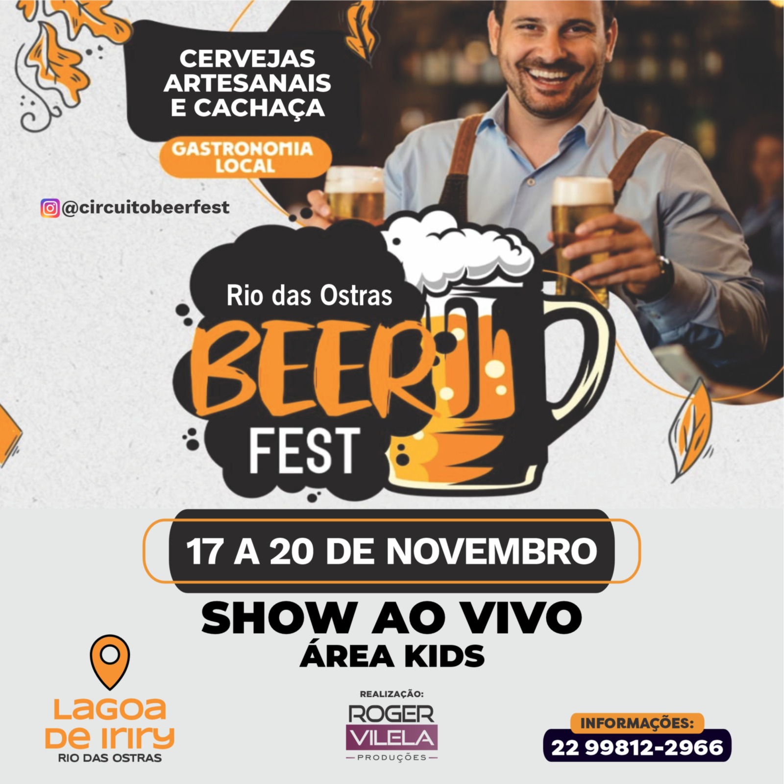 Rio das Ostras Beer Fest agita feriado prolongado
