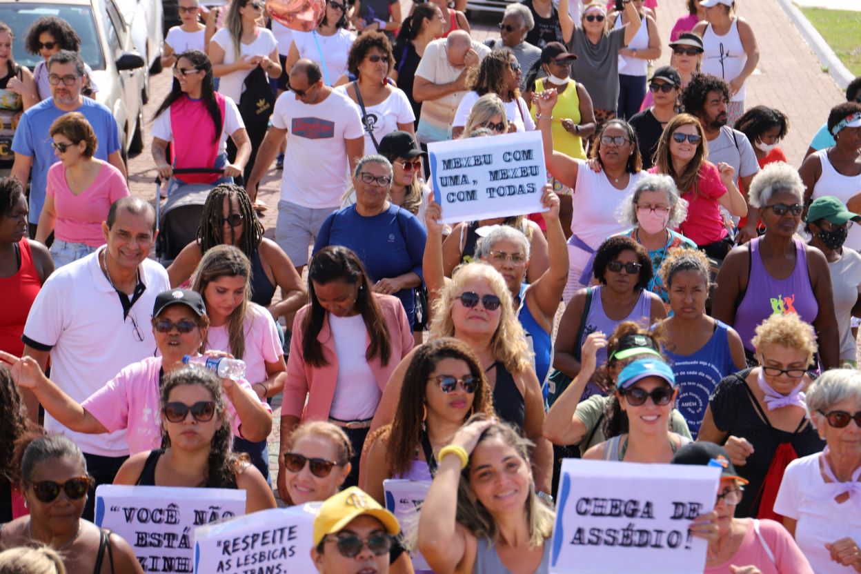 Caminhada mobiliza sociedade riostrense pelo fim da violência contra a mulher