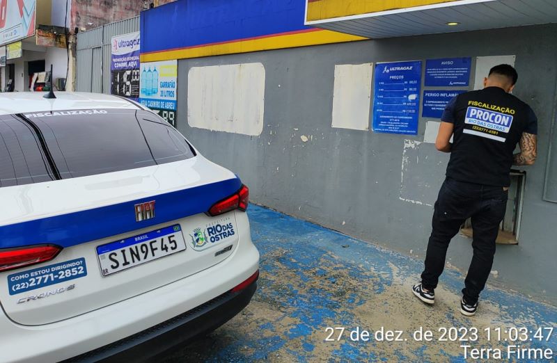 Procon notifica estabelecimentos de distribuição de gás de cozinha