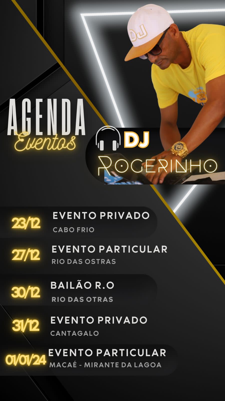 Agenda DJ Rogerinho