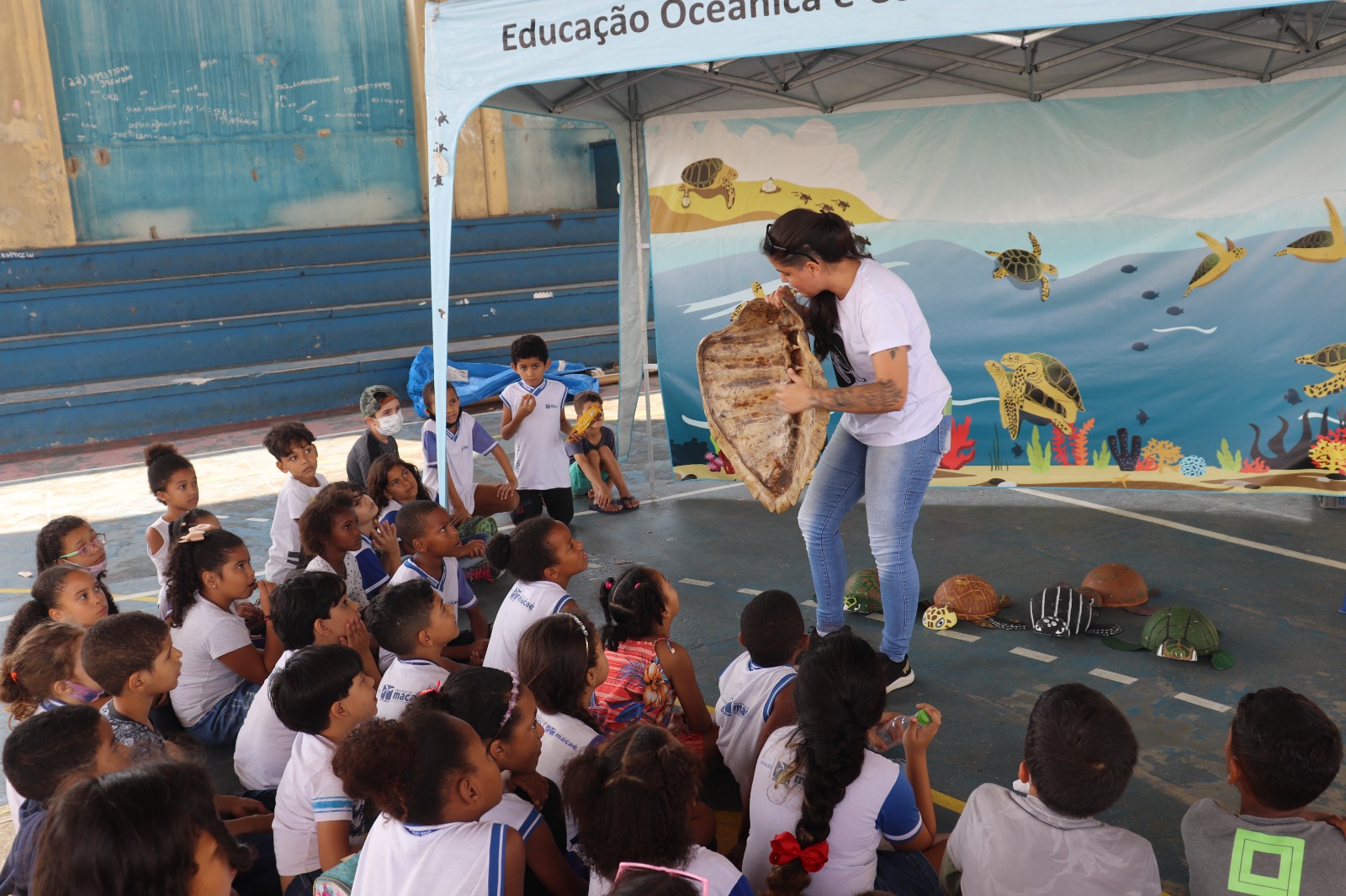 Educação Oceânica é destaque na manhã de sábado no Jardim Mariléa