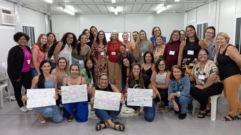 Rio das Ostras inicia curso de Leitura e Escrita na Educação Infantil