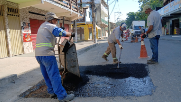 Rio das Ostras segue priorizando serviços de melhorias por toda a Cidade