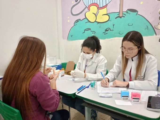 Município promove ações de prevenção e promoção de Saúde em escola municipal