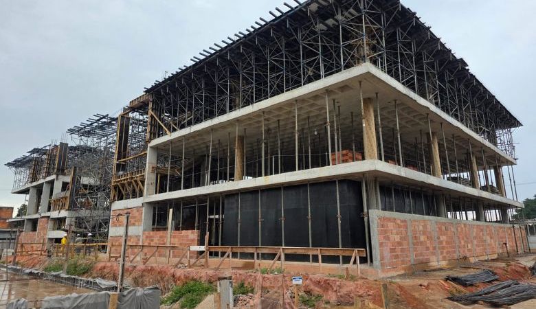 Obras da unidade Sesc Senac em Rio das Ostras seguem em ritmo avançado