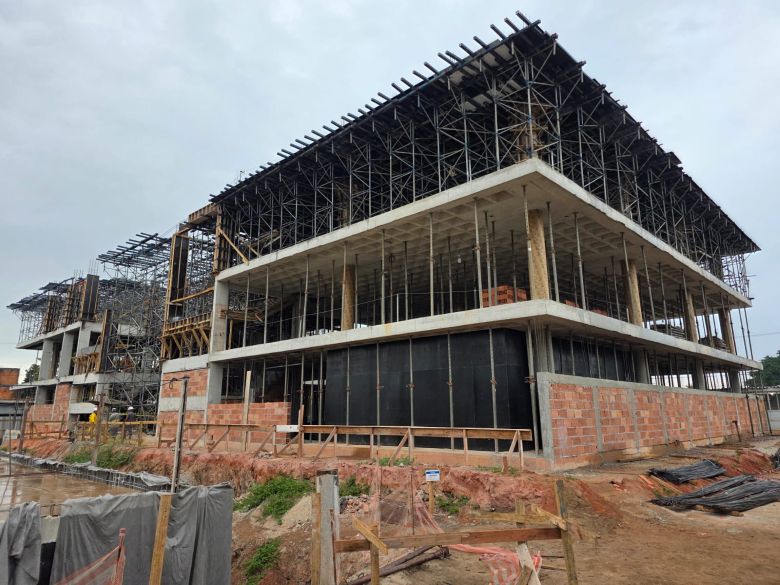 Obras da unidade Sesc Senac em Rio das Ostras seguem em ritmo avançado