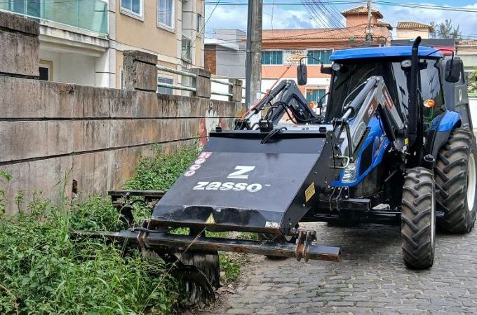 Rio das Ostras testa tecnologia inovadora de capina elétrica