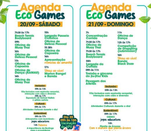 Eco Games Cultural reúne esporte, música, inclusão e sustentabilidade em Rio das Ostras