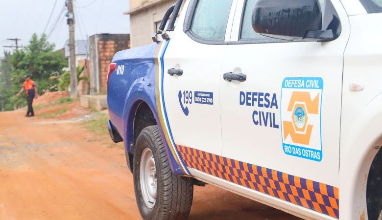 Defesa Civil monitora áreas de Rio das Ostras diante de alerta de tempestade