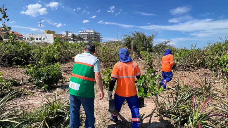 Rio das Ostras avança na recuperação da vegetação da Orla de Costazul