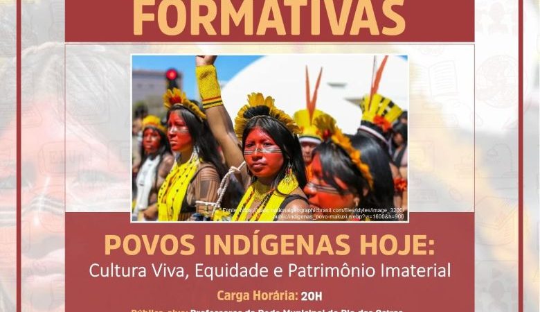 Povos Indígenas são tema de formação aberta à comunidade de Rio das Ostras