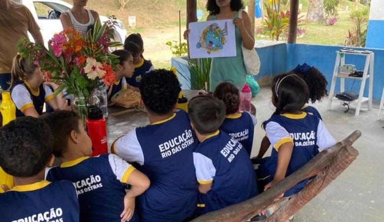 Alunos celebram ‘Dia da Terra’ com atividades no Parque Municipal