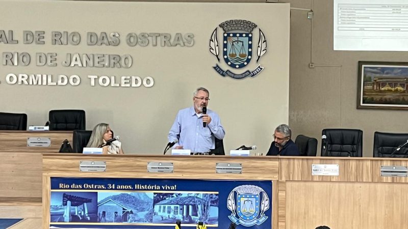 Rio das Ostras apresenta cumprimento das metas fiscais em Audiência Pública