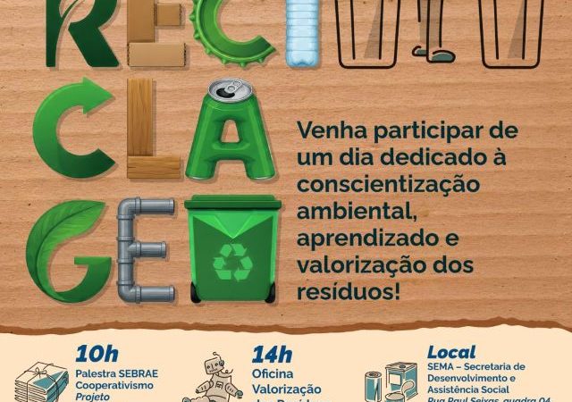 Rio das Ostras comemora Dia Mundial da Reciclagem com ações de conscientização ambiental