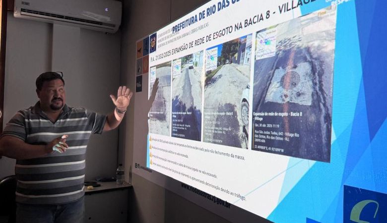 Rio das Ostras cobra soluções definitivas da Rio+Saneamento para problemas nas obras
