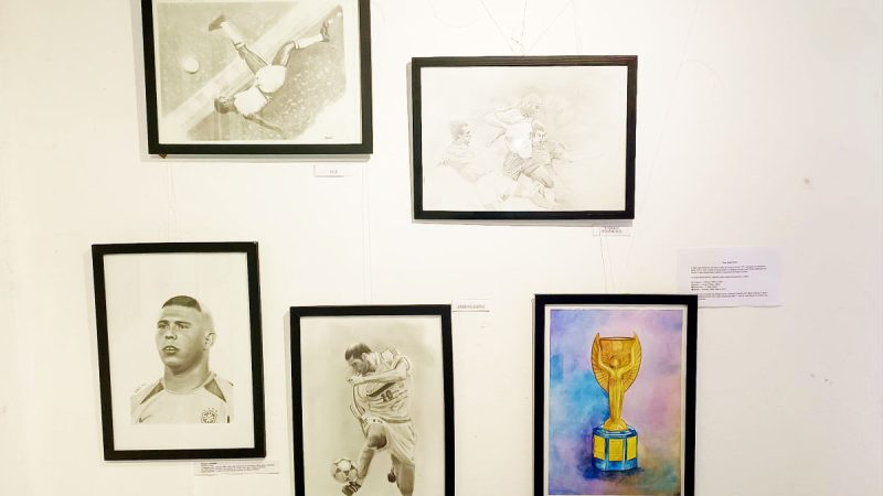 Exposição deixa Casa de Cultura Bento Costa Júnior em clima de Copa do Mundo