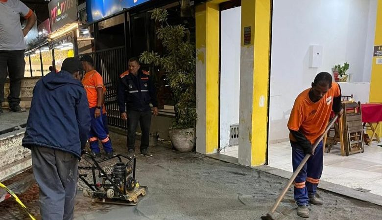 Prefeitura age rápido e soluciona afundamento de calçada no Centro