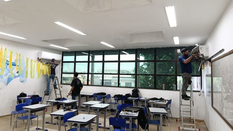 Rio das Ostras avança na climatização das escolas
