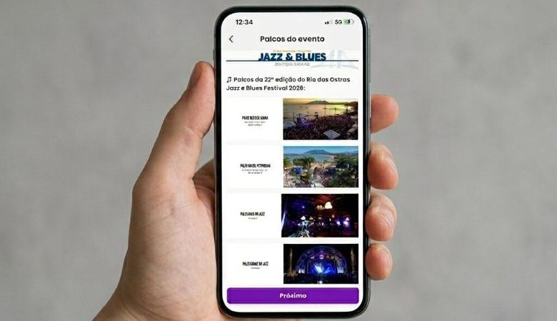 Aplicativo reúne informações sobre Rio das Ostras Jazz & Blues