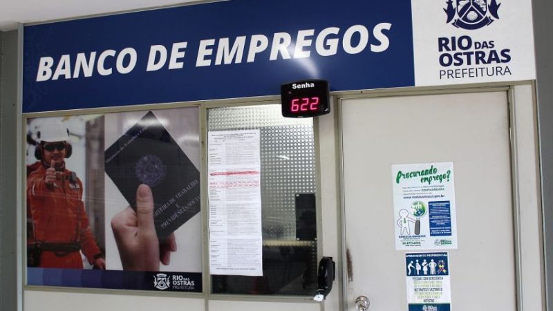 Banco de Empregos de Rio das Ostras oferece 559 vagas