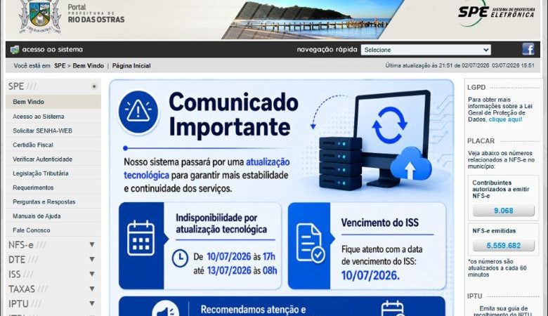 Sistema de Arrecadação Municipal passa por uma atualização tecnológica em Rio das Ostras
