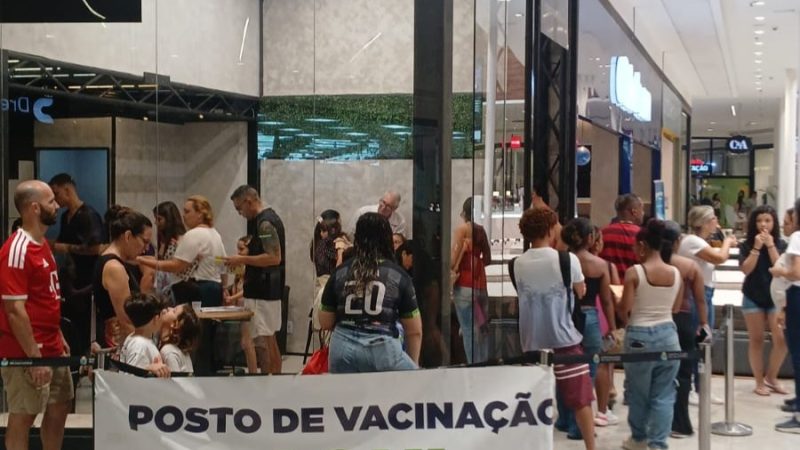 Ação da Prefeitura de Rio das Ostras e Shopping oferece quase 1 mil vacinas