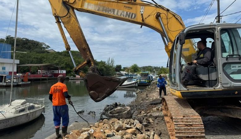 Rio das Ostras inicia obras emergenciais na Boca da Barra