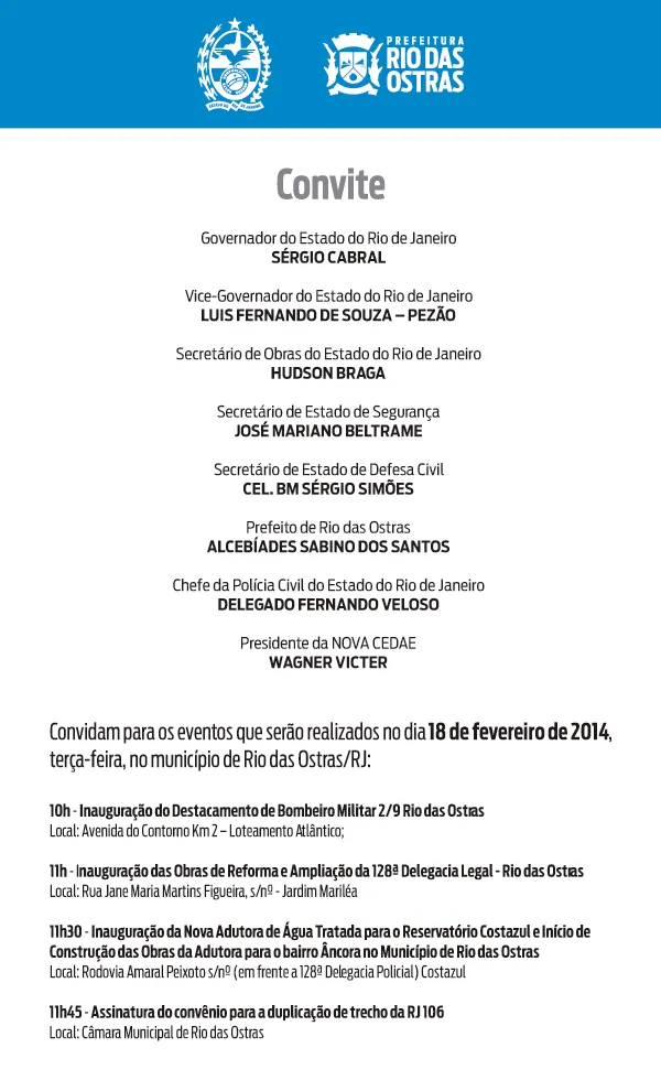 Rio das Ostras ganha amanhã Destacamento do Corpo de Bombeiros