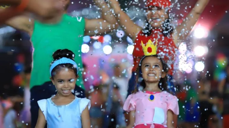 Baile da Família anima a criançada na Lagoa do Iriry durante o Carnaval 2025