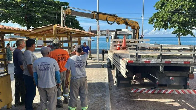 Fundação de Cultura realiza readequação da Praça do Artesão