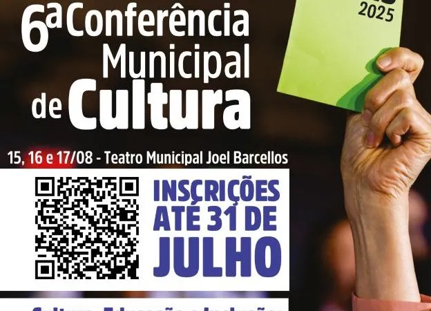 Credenciamento para Conferência de Cultura de Rio das Ostras se encerra no dia 31